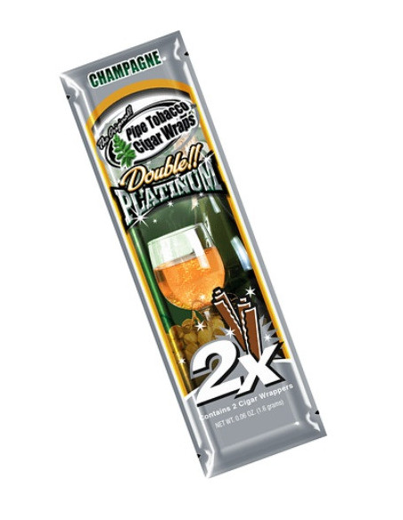 BLUNT WRAP PLATINUM X2 CHAMPAGNE 25 UDS