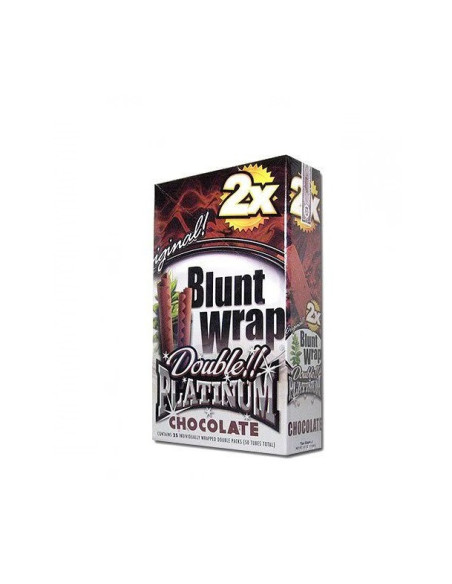 BLUNT WRAP PLATINUM X2 CHOCOLATE 25 UDS