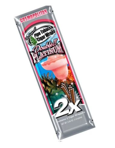 BLUNT WRAP PLATINUM X2 COSMOPOLITAN 25 UDS