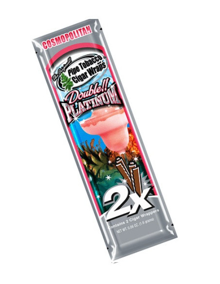 BLUNT WRAP PLATINUM X2 COSMOPOLITAN 25 UDS