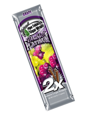 BLUNT WRAP PLATINUM X2 GRAPE 25 UDS