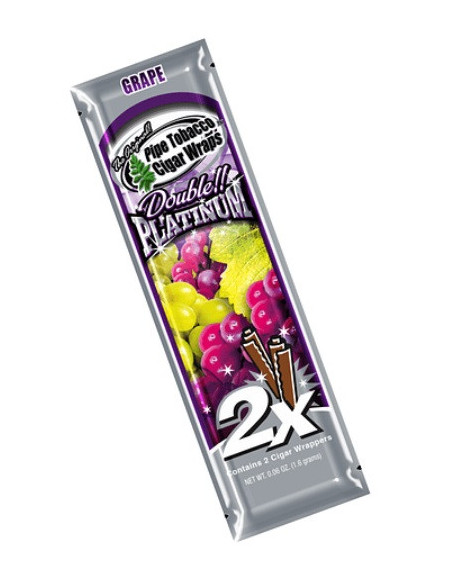 BLUNT WRAP PLATINUM X2 GRAPE 25 UDS