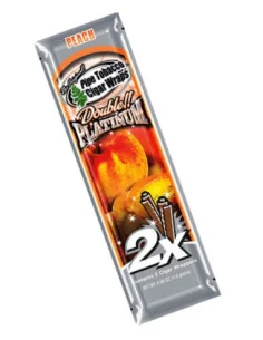 BLUNT WRAP PLATINUM X2 PEACH 25 UDS 2