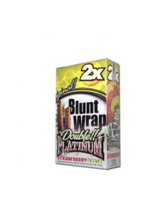 BLUNT WRAP PLATINUM X2 STRAWBERRY KIWI 25 UDS