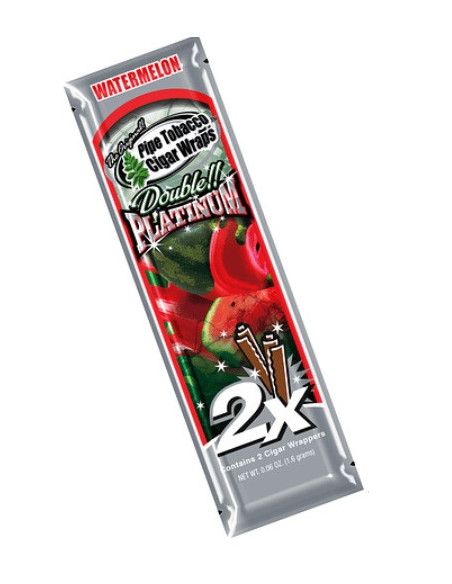 BLUNT WRAP PLATINUM X2 WATERMELON 25 UDS