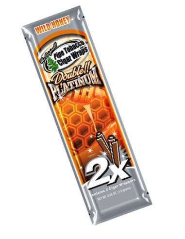 BLUNT WRAP PLATINUM X2 WILD HONEY 25 UDS