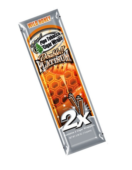 BLUNT WRAP PLATINUM X2 WILD HONEY 25 UDS