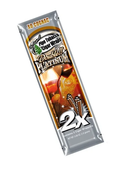 BLUNT WRAP PLATINUM X2 XO COGNAC 25 UDS
