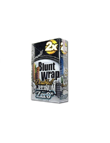 BLUNT WRAP PLATINUM X2 ZERO 25 UDS