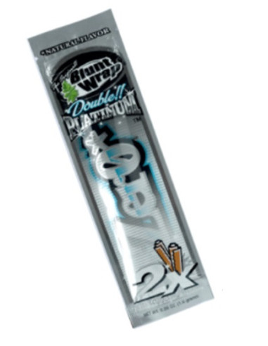 BLUNT WRAP PLATINUM X2 ZERO 25 UDS
