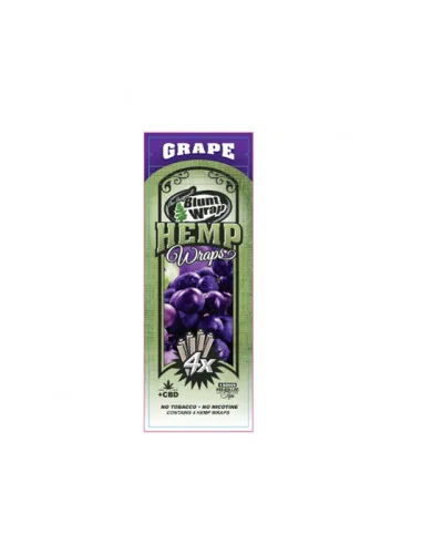 BLUNT WRAP HEMP X4 GRAPE 15 UDS