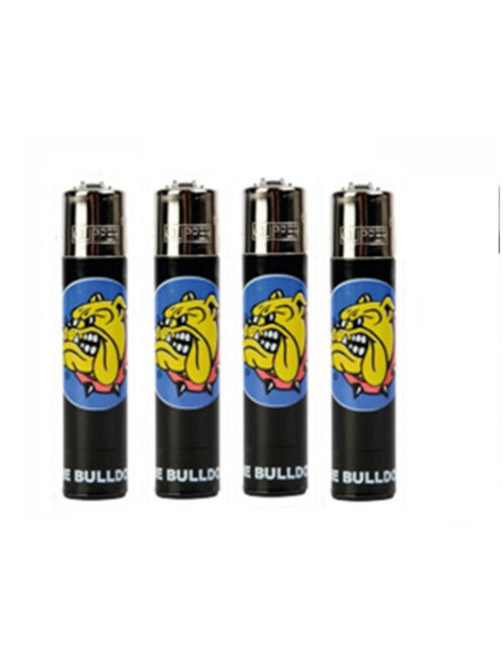 ENCENDEDOR CLIPPER THE BULLDOG NEGRO 24 UDS