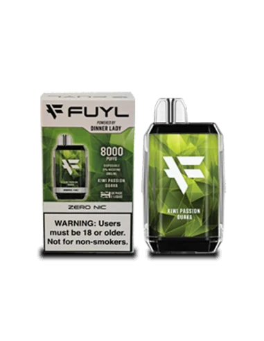 DINNER LADY VAPE FUYL KIWI PASSION GUAVA 0% NIC...