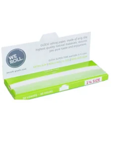 PAPELILLOS GIZEH VERDE SUPER FINE 1 1/4 25 UDS 2