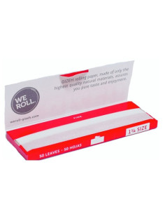 PAPELILLOS GIZEH ROJO FINE 1 1/4 25 UDS 2