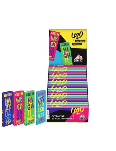 PAPELILLOS GIZEH EDICION 420 1 1/4 25 UDS