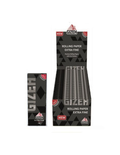 PAPELILLOS GIZEH NEGRO EXTRA FINE N1 50 UDS