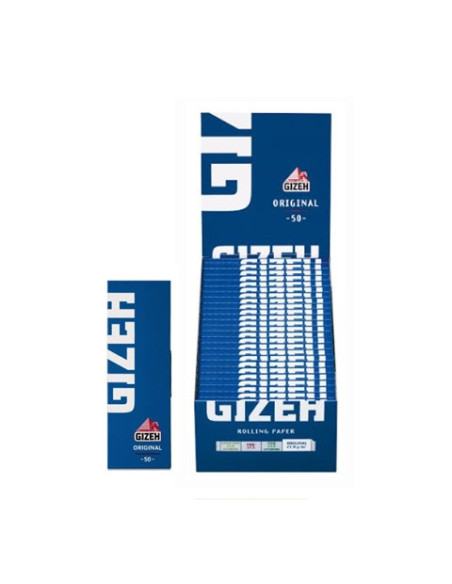 PAPELILLOS GIZEH AZUL N1 50 UDS