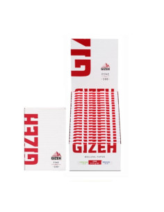 PAPELILLOS GIZEH ROJO DOBLE MAGNET N1 20 UDS