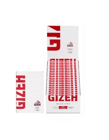 PAPELILLOS GIZEH ROJO DOBLE MAGNET N1 20 UDS