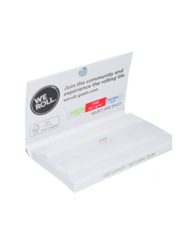 PAPELILLOS GIZEH ROJO DOBLE MAGNET N1 20 UDS