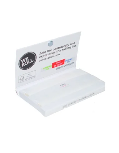 PAPELILLOS GIZEH ROJO DOBLE MAGNET N1 20 UDS