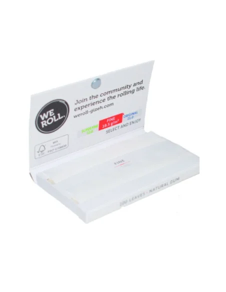 PAPELILLOS GIZEH ROJO DOBLE MAGNET N1 20 UDS