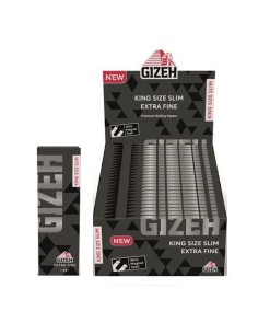PAPELILLOS GIZEH NEGRO KING SIZE MAGNET 50 UDS