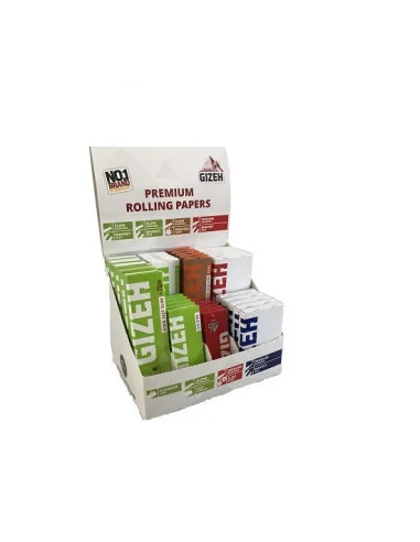 GIZEH COUNTER DISPLAY MIX MIX DE 35 PAPELILLOS