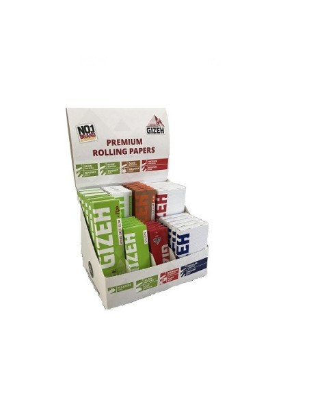 GIZEH COUNTER DISPLAY MIX MIX DE 35 PAPELILLOS