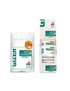 FILTROS GIZEH MENTOLADO SLIM 10 UDS