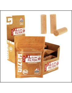 FILTROS GIZEH PURE XL SLIM ORGANICOS BIODEGRADABLE 10 UDS 2