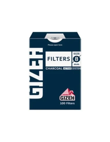 FILTROS GIZEH REGULAR 8 MM AZUL CARBON ACTIVADO...