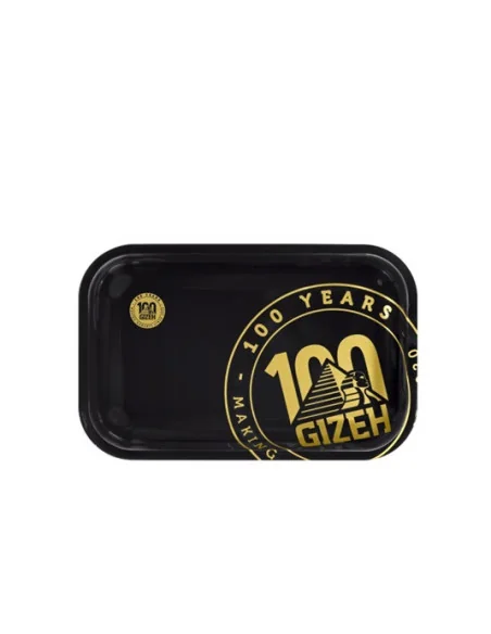 BANDEJA GIZEH METALICA MEDIANA NEGRA EDICION 100 ANOS 1 UDS