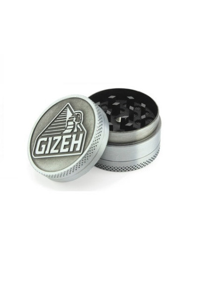 GRINDER GIZEH SILVER METALICO 3 PARTES 40 MM 1 UDS