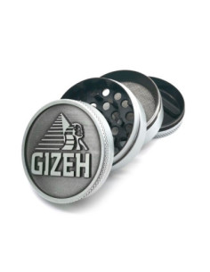 GRINDER GIZEH SILVER METALICO 4 PARTES 50 MM 1 UDS 2