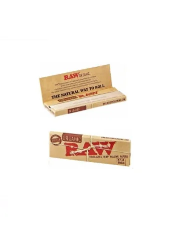 PAPELILLOS RAW CANAMO ORGANICO 1 1/4 24 UDS