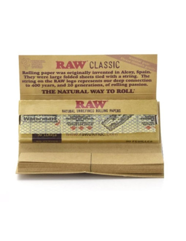 PAPELILLOS RAW CONNOISSEUR 1 1/4 + TIPS 24 UDS