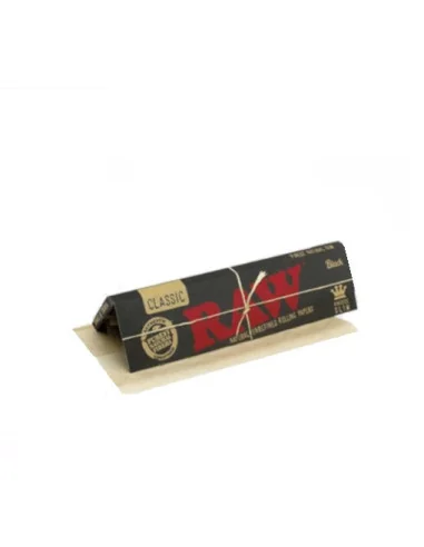 PAPELILLOS RAW BLACK KING SIZE SLIM 50 UDS