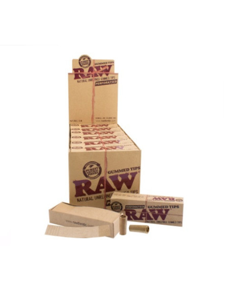 TIPS RAW DE CARTON PREPICADOS Y CON GOMA 24 UDS