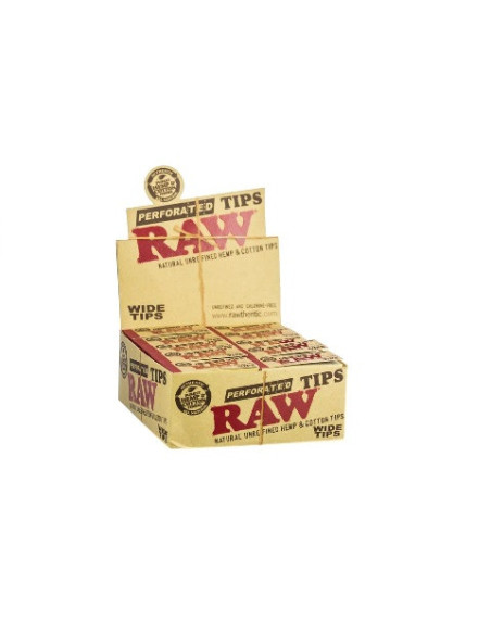 TIPS RAW DE CARTON PERFORADOS WIDE 50 UDS