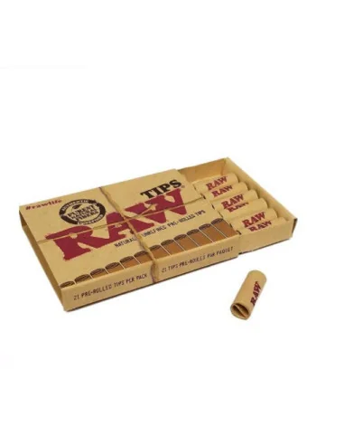 TIPS RAW PREENROLADOS 6 MM 20 UDS